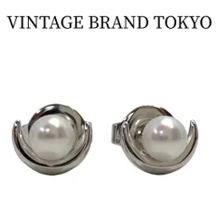 MIKIMOTO ミキモト 大粒天然真珠ピンK18WG ホワイトゴールド ケース-