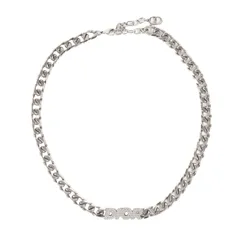 Dior HOMME ディオールオム ロゴ ラインストーン チェーン リンク チョーカー ネックレス 喜平 アクセサリー ジュエリー ラグジュアリー【メンズ】のサムネイル