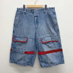 GIRBAUD Francois girbaud ハーフパンツ 帯オレンジ