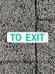 アメリカ 看板 EXIT SIGN USA サイン ビンテージ ヴィンテージ