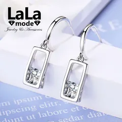 ピアス レディース 四角 しずく CZダイヤモンド AAAA ジルコニア シルバー925 プラチナ コーティング仕上げ アレルギー対応 ドロップピアス 揺れる 送料無料 韓国 ファッション プレゼント 人気 かわいい お洒落 シンプル アクセサリー ジュエリー