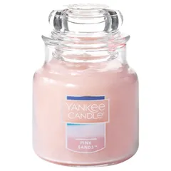 【ピンクサンド】YANKEE CANDLE ヤンキーキャンドル ジャーS ピンクサンド　シトラス、フローラル、バニラをミックスした異国の魅惑的な島の美しい香り