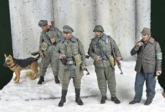 1/64 ロサンゼルス シェリフフィギュアセット K-9犬付き ジオラマ用 1/64 ロサンゼルス シェリフフィギュアセット K-9犬付き ジオラマ用