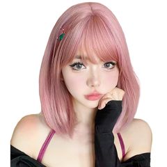 新品 Hawkko ウィッグ セミロング ボブ ストレート ミディアム 黒髪 ショート ウィッグ ロング フルウィッグ レディーズ ぱっつん前髪 女性 かつら カツラ 女装ウィッグ 自然 ロングウイッグ コスプレ 原宿系 日常 wig 小顔 耐熱 ネット/櫛付