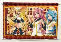 【中古】タペストリー 集合 A3タペストリー 「PS3ソフト 初音ミク -Project DIVA- F」 アニメイト予約特典