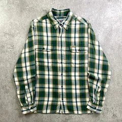 90年代 CHAPS  Ralph Lauren チャップス ラルフローレン チェックシャツ ライトネルシャツ メンズM 