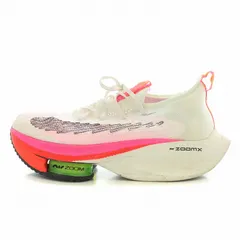 ナイキ NIKE AIR ZOOM ALPHAFLY NEXT エアズームアルファフライネクスト スニーカー 24cm 白 ホワイト ピンク DJ5456-100 /BB
