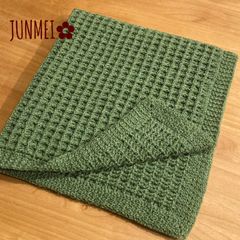 ブランケット　膝掛け　ハンドメイド
