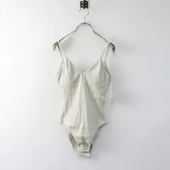 未使用 エトレトウキョウ ETRE TOKYO バックオープンUネックキャミ/ベージュ系 カップ付きキャミソール ボディスーツ【2400014367638】