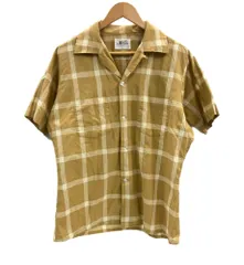 【鬼レア❗️】60'S K mart ビンテージ オープンカラー シャツ 古着 60年代 60s ギルトエッジ ジャマイカ 開襟 オープンカラー 総柄