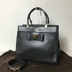 2508-269｜美品｜ケイトスペード 2WAYハンドバッグ レザー ブラック