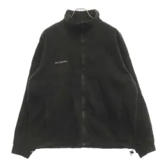 Columbia (コロンビア) 00S ロゴ刺繍ジップアップフリースジャケット ブラックのサムネイル