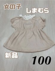 女の子　夏　新品　100 半袖　刺繍　レース　フリル　アースカラー　ゆるかわ