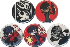 【中古】バッジ・ピンズ [単品] ジョーカー尽くし缶バッジ5種セット 「PS5/PS4/Switchソフト ペルソナ5 タクティカ ファミ通DXパック」 同梱特典