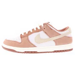 NIKE (ナイキ) DUNK LOW RETRO PREMIUM MEDIUM CURRY ダンク ミディアム カレー ローカットスニーカー ブラウン/ホワイト US8.5/26.5cm DD1390-100