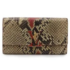 即決フォロー割！ルイヴィトン カプシーヌ パイソン 財布 正規保証2593.