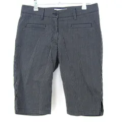 ルコックスポルティフ ショートパンツ ストレッチ ゴルフウエア ボトムス レディース 11サイズ ネイビー×ホワイト le coq sportif 【中古】