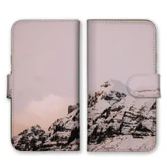 Galaxy S10+ plus SC-04L SCV42 ケース 手帳型 ギャラクシーS10プラス スマホケース 携帯ケース 雪山 氷山 登山 冬 雪 自然 かっこいい おしゃれ 写真 山岳 風景 カラー05のサムネイル