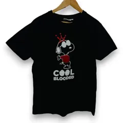 PEANUTS　Lサイズ　Tシャツ　スヌーピー　綿100％　クルーネック　黒
