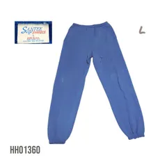 HH01360 90s USA製メンズスウェットパンツL股下69㎝ブルーポケット付き