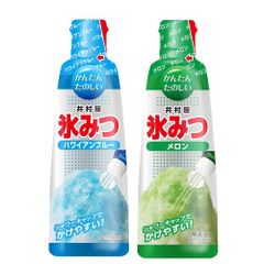 【北海道～関東・信越エリア限定】井村屋 こだわりの氷みつ（ハワイアンブルー×10本・メロン×2本）