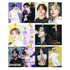 K-POP グッズ BTS JIMIN ジミン トレカ 風 フォトカード １２枚セット #オリジナル #メール便可 #バンタン #防弾少年団 ＃ARMY #JM #トレーディングカード