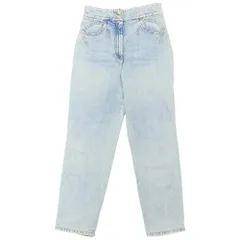【天白】シャネル COCO デニム パンツ サイズ40 ココマーク ズボン P63278V48900 アパレル 女 レディース ライトブルーのサムネイル