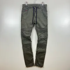 【美品】 DIESEL BAKARI-NE ジョグジーンズ W30 グレー 即決 黒艶感ジョグジーンズ KROOLEY CB-NE ディーゼル