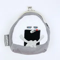 パンどろぼう おにぎりぼうや 半立体がま口ポーチ