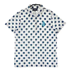 サイズ：1 PEARLY GATES パーリーゲイツ  半袖ポロシャツ カメレオン ドット柄 ホワイト系 [240101488526] ゴルフウェア レディース ストスト