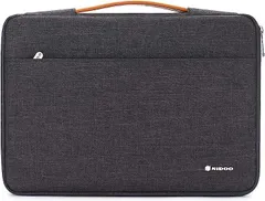 NIDOO 12.9インチ Laptop Sleeve ビジネスバッグ ラップトップスリーブケース iPad Pro M1 / 13 MacBook M2 Air 7+ 8 X( ダークグレー,  11-12.9インチ/ Surface Pro)