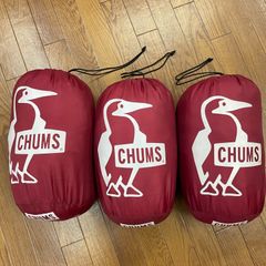 【中古】（3個セット）チャムス（CHUMS) 寝袋 ブービースリーピングバッグシンス シュラフ