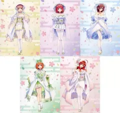 【中古】雑貨 全5種セット 白無垢アレンジ和装描きおろしイラストボード 「一番くじ 五等分の花嫁∬-BrideStyle-」 G賞