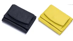 ミニ財布 レディース 本革 三つ折 財布 コンパクト  レザー 軽量