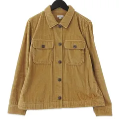 美品 L.L.Bean エルエルビーン シグネチャー ワイドウェール シャツ ジャケット 509000 コーデュロイ ウィメンズ ブラウン S 71013515