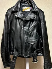 普遍的R&RライダースオールドモデルU.S.A.製Schott618US36美品