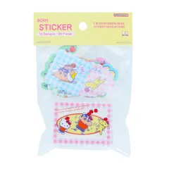 【メール便】クレヨンしんちゃんxサンリオキャラクターズ フレークシール ボックス入フレークシール ポップ サンリオ サンスター文具 DECOシール デコレーション キャラクター グッズ 