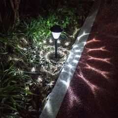 TAHUNa ソーラーライト 埋め込み式 LED芝生ライト 夜間照明 ソーラー プラグインガーデンライト 芝生ランプ 4本SET