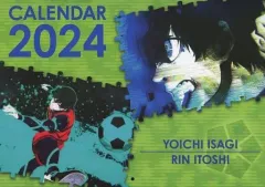 【中古】カレンダー 潔世一＆糸師凛 2024年度 壁掛けカレンダー 「くら寿司×ブルーロック」 キャンペーン品