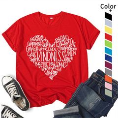 送料無料 シャツ レディース ズンバ ゆったりビッグシルエット tシャツ Uネック 大きいサイズ ファッション ビック tシャツ 女性 普段着 四季兼用 21色展開