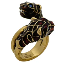 【BOX・リボン付】GUCCIタイガーリング GUCCI グッチ ガーデン タイガーヘッドシルバーリング 461991