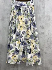 PROPORTION BODY DRESSING プロポーションボディドレッシング 121-4120411 ジャガードフラワータック フレア スカート sizeXS/マルチカラー ■■ レディース