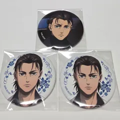 進撃の巨人　エレン　カラオケの鉄人　カラ鉄　缶バッジ　トレーディング缶バッジ