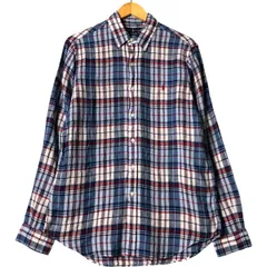 古着 ラルフローレン Ralph Lauren CUSTOM FIT 長袖 リネン ボタンダウンシャツ メンズM相当/eaa586177