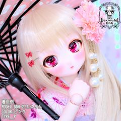 [Derteufel666]レジンアイ(22㎜相当)Type-P(ノーマル Ver./虹彩Lサイズ) ピンク　ご注文後4日～20日頃発送予定