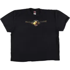 古着 ハーレーダビッドソン Harley-Davidson 鷲柄 イーグル柄 モーターサイクル バイクTシャツ メンズXXXL相当/eaa575858のサムネイル