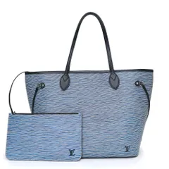 ルイ ヴィトン ネヴァーフル MM トートバッグ エピデニムレザー ブルーデニム 青 シルバー金具 M51053 LOUIS VUITTON（中古）
