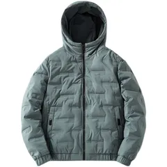 ブルゾン メンズ 中綿ジャケット ジャンパー 長袖 厚手 防寒 暖かい ジャケット フード付き アウター 上着 トップス 無地 通勤 通学 おしゃれ カジュアル シンプル ファッション 秋 冬 nuol806