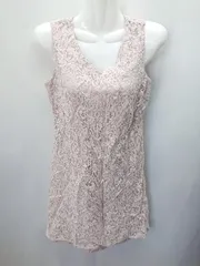 ◇ BE RADIANCE ビーラディエンス ノースリーブ ミニ丈 ワンピース サイズS ピンク系 レディース E  【1407020060370】