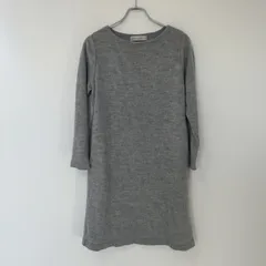 【BEAUTY&YOUTH UNITED ARROWS】ビューティーアンドユースユナイテッドアローズ　ワンピース　トップス　ロング　長袖　グレー　無地　シンプル　